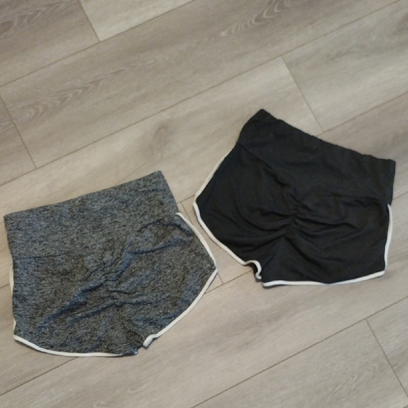 SHEIN (1) Gray and (1) Black Athletic Shorts - Picture 4 of 12